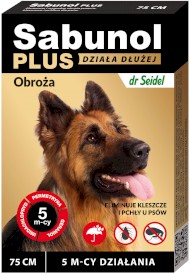 SABUNOL Plus Obroża dla psa na kleszcze pchły 75cm - Zdjęcie główne