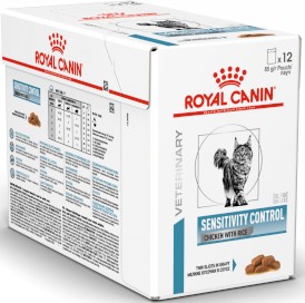 ROYAL CANIN VET SENSITIVITY Control Feline Chicken Rice 12x85g - Zdjęcie nr 2