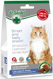 DR SEIDEL Smart Tasty Snack Niskokaloryczny przysmak kota 50g - Zdjęcie główne
