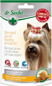 DR SEIDEL Smart Tasty Snack Na Piękną sierść dla psa 90g - Zdjęcie główne