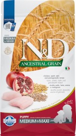 FARMINA ND DOG AG Chicken Pomegranate Puppy Medium / Maxi 2,5kg - Zdjęcie główne