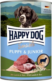 HAPPY DOG Sensible PUPPY JUNIOR Jagnięcina Ryż 400g - Zdjęcie główne