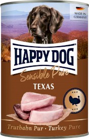 HAPPY DOG Sensible Pure TEXAS Indyk 400g - Zdjęcie główne