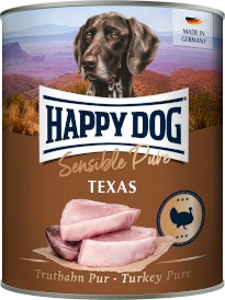 HAPPY DOG Sensible Pure TEXAS Indyk 800g - Zdjęcie główne