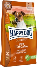 HAPPY DOG Sensible MINI TOSCANA Kaczka Łosoś 300g - Zdjęcie główne