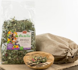 VITAPOL Vita Herbal Duo Snack Łąka owocowa dla gryzoni i królika 400g - Zdjęcie nr 2