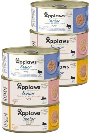 APPLAWS SENIOR MIX SMAKÓW w Galaretce 6x70g - Zdjęcie główne