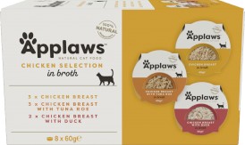 APPLAWS Miseczki Chicken Selection dla kota 8x60g - Zdjęcie główne
