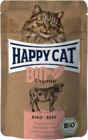 HAPPY CAT ALL MEAT BIO Organic Wołowina bez zbóż 85g - Zdjęcie główne