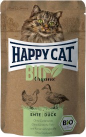 HAPPY CAT ALL MEAT BIO Organic Kaczka bez zbóż 85g - Zdjęcie główne