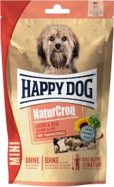 HAPPY DOG Naturcroq Mini Snack Łosoś Ryż 100g - Zdjęcie główne