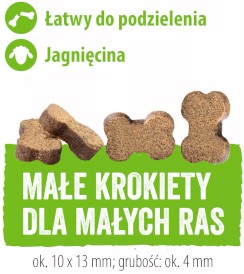 HAPPY DOG Naturcroq Mini Snack Jagnięcina Ryż 100g - Zdjęcie nr 3