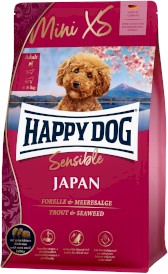 HAPPY DOG Sensible MINI Adult XS Japan Pstrąg Wodorosty 300g - Zdjęcie nr 2