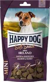 HAPPY DOG Soft Snack MINI Ireland Łosoś Królik 100g - Zdjęcie główne