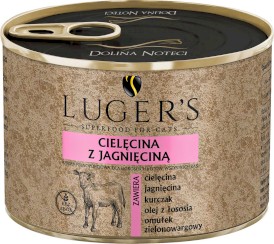 Dolina Noteci LUGER'S Cielęcina z Jagnięciną dla kota 185g - Zdjęcie główne