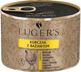 Dolina Noteci LUGER'S Kurczak z Bażantem dla kota 185g - Zdjęcie główne