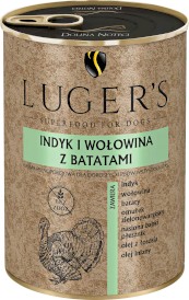 Dolina Noteci LUGER'S Indyk i Wołowina z Batatami 400g - Zdjęcie główne