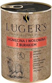 Dolina Noteci LUGER'S Jagnięcina i Wołowina z Burakiem 400g - Zdjęcie główne