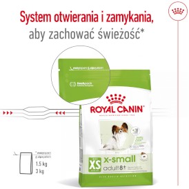 ROYAL CANIN X-Small Adult 8+ XS 1,5kg - Zdjęcie nr 11