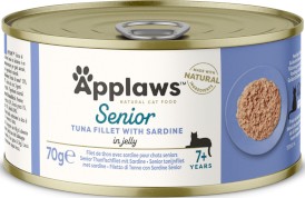 APPLAWS Senior Cat Tuńczyk z Sardynką w galaretce 70g - Zdjęcie główne