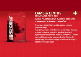 PROFESSIONAL + Jagnięcina Soczewica Bataty bez zbóż 12,7kg - Zdjęcie nr 3