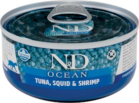 FARMINA ND CAT OCEAN Tuna Squid Shrimp 70g - Zdjęcie główne