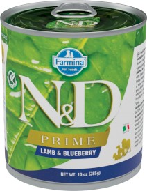 FARMINA ND DOG PRIME Lamb Blueberry Jagnięcina Borówki 285g - Zdjęcie główne