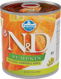 FARMINA ND DOG PUMPKIN Boar Apple Dynia Dziczyzna Jabłko 285g - Zdjęcie główne