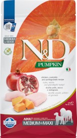 FARMINA ND DOG PUMPKIN Chicken Pomegranate Adult Medium / Maxi 2,5kg - Zdjęcie główne