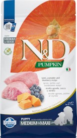 FARMINA ND DOG PUMPKIN Lamb Blueberry Puppy Medium / Maxi 2,5kg - Zdjęcie główne