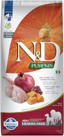 FARMINA ND DOG PUMPKIN Quail Pomegranate Adult Medium / Maxi 12kg - Zdjęcie główne