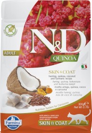 FARMINA ND QUINOA CAT Skin / Coat Herring Adult 300g - Zdjęcie główne