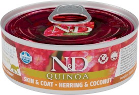 FARMINA ND QUINOA CAT Skin / Coat Herring Coconut 80g - Zdjęcie główne