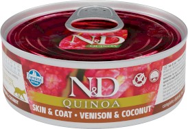 FARMINA ND QUINOA CAT Skin / Coat Venison Coconut 80g - Zdjęcie główne