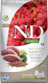 FARMINA ND QUINOA DOG Neutered Duck Mini 2,5kg - Zdjęcie główne