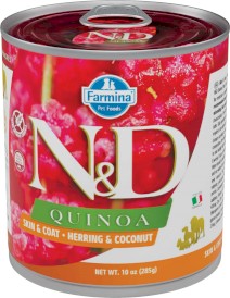 FARMINA ND QUINOA DOG Skin / Coat Herring Coconut 285g - Zdjęcie główne