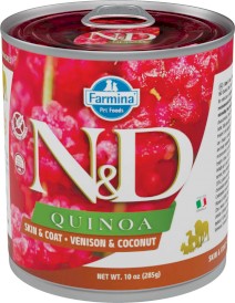 FARMINA ND QUINOA DOG Skin / Coat Venison Coconut 285g - Zdjęcie główne