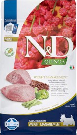 FARMINA ND QUINOA DOG Weight Management Lamb / Broccoli Mini 800g - Zdjęcie główne