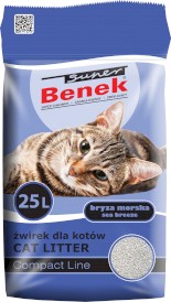 Super BENEK Compact Bryza Morska Żwirek bentonitowy 25l - Zdjęcie główne