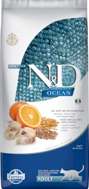 FARMINA ND CAT OCEAN Cod Spelt Oats Orange Adult 10kg - Zdjęcie główne