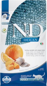 FARMINA ND CAT OCEAN Herring Pumpkin Orange Adult 1,5kg - Zdjęcie główne