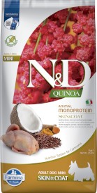 FARMINA ND QUINOA DOG Skin / Coat Quail Mini 7kg - Zdjęcie główne