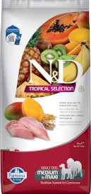 FARMINA ND DOG TROPICAL Selection Chicken Adult Medium / Maxi 10kg - Zdjęcie główne