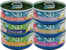FARMINA ND CAT NATURAL Tuna / Shrimp Tuńczyk Krewetki 70g - Zdjęcie nr 2