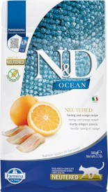 FARMINA ND CAT OCEAN Herring Orange Adult Neutered 300g - Zdjęcie główne