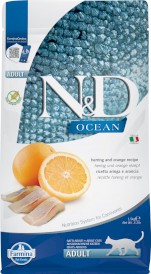 FARMINA ND CAT OCEAN Herring Orange Adult 1,5kg - Zdjęcie główne