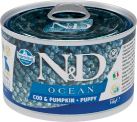 FARMINA ND DOG OCEAN Cod Pumpkin PUPPY Dorsz Dynia 140g - Zdjęcie główne
