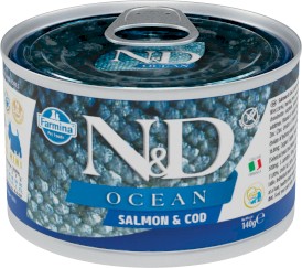 FARMINA ND DOG OCEAN Salmon Codfish Łosoś Dorsz 140g - Zdjęcie główne