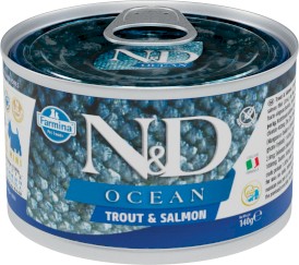 FARMINA ND DOG OCEAN Trout Salmon Pstrąg Łosoś 140g - Zdjęcie główne