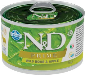 FARMINA ND DOG PRIME Boar Apple Dziczyzna Jabłko 140g - Zdjęcie główne